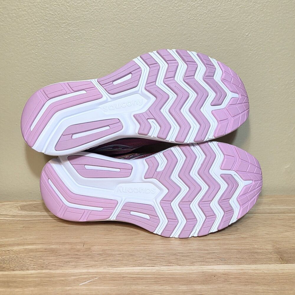 Saucony Ride 14 Running Shoes S10650-18 Quartz Vizigold Violet Women's Size 7.5 - Picture 6 of 7